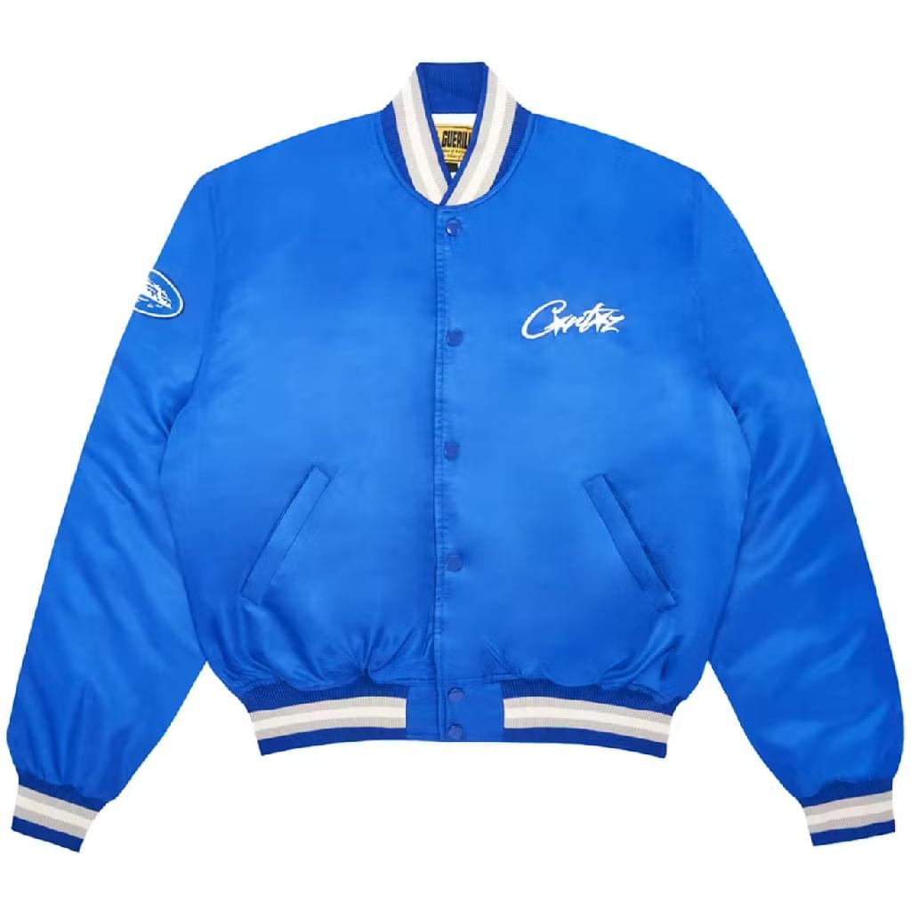 New-Project-40 Corteiz Stadium Jacket in Blue