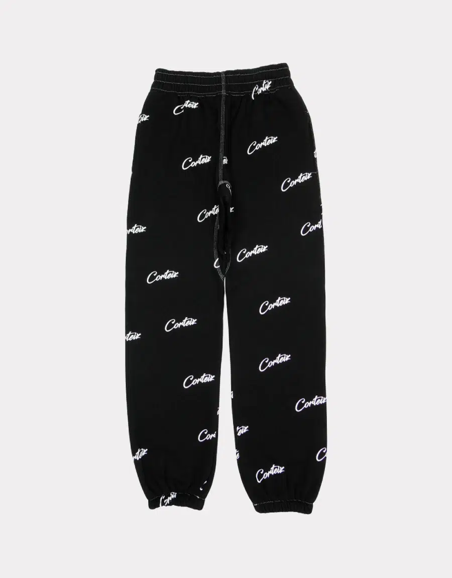 Corteiz-All-Over-Print-Joggers-Black-2-1 Corteiz All Over Print Joggers Black