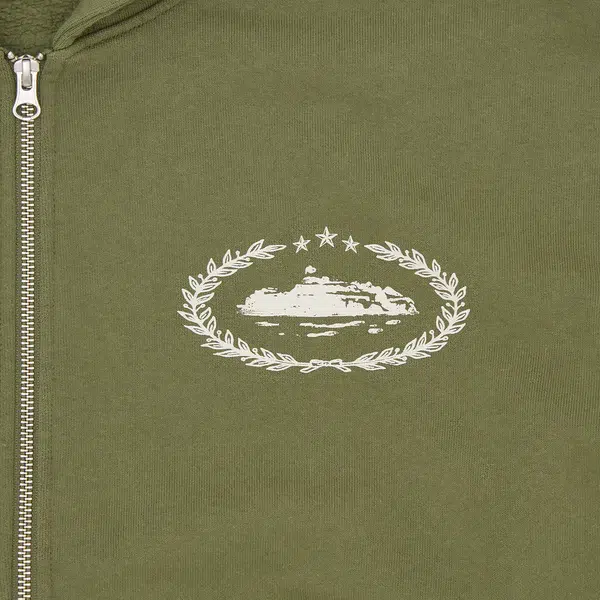 SUPERIOR ROYALE ZIP HOODIE [OLIVE]