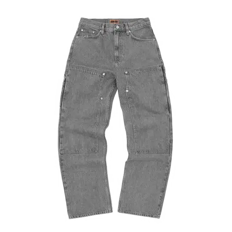 CORTEIZ EMBOSSED C-STAR DENIM WORK PANT [GREY]