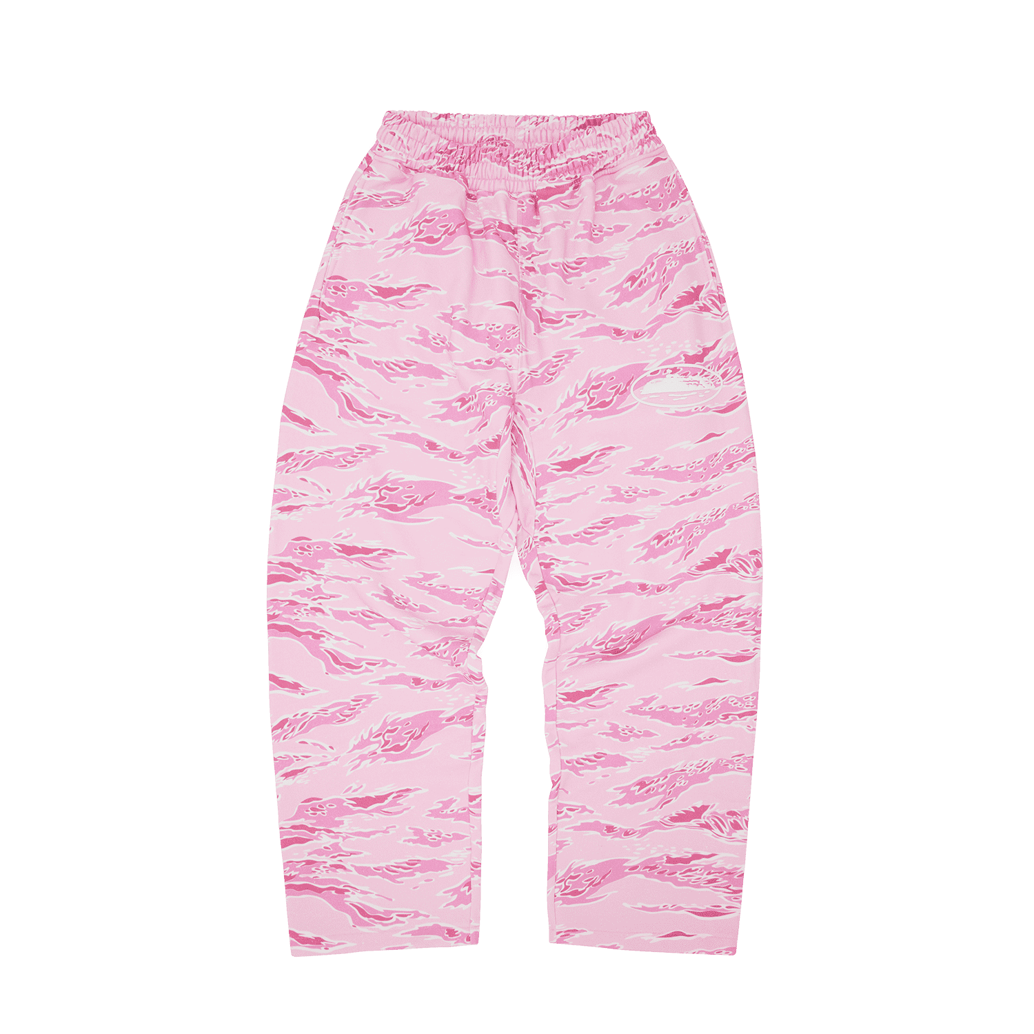 Island Puff Print OPen Sweatpant [Pink Tiger Camo]