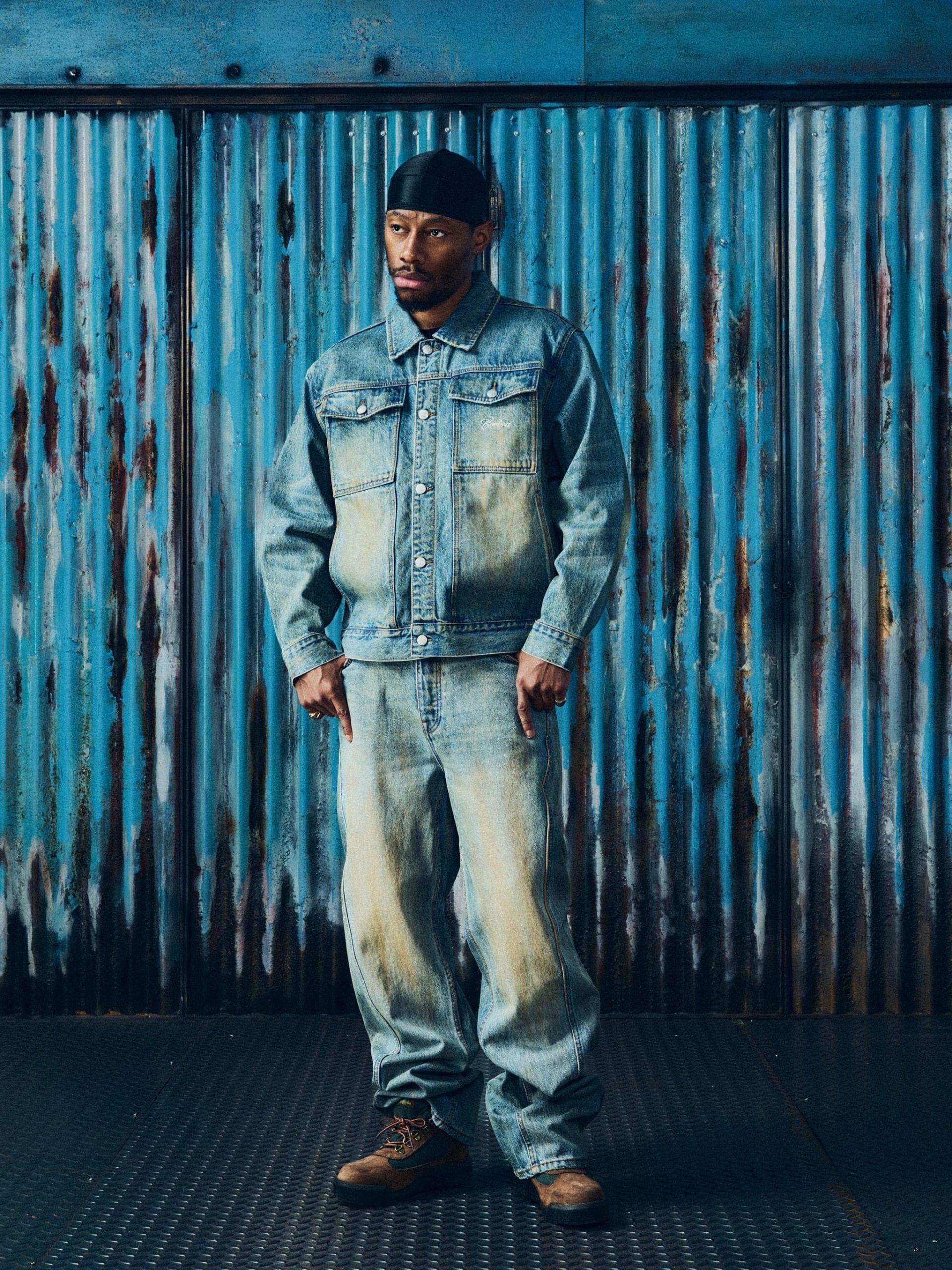 ARDWEAR Washed Indigo Baggy Jeans