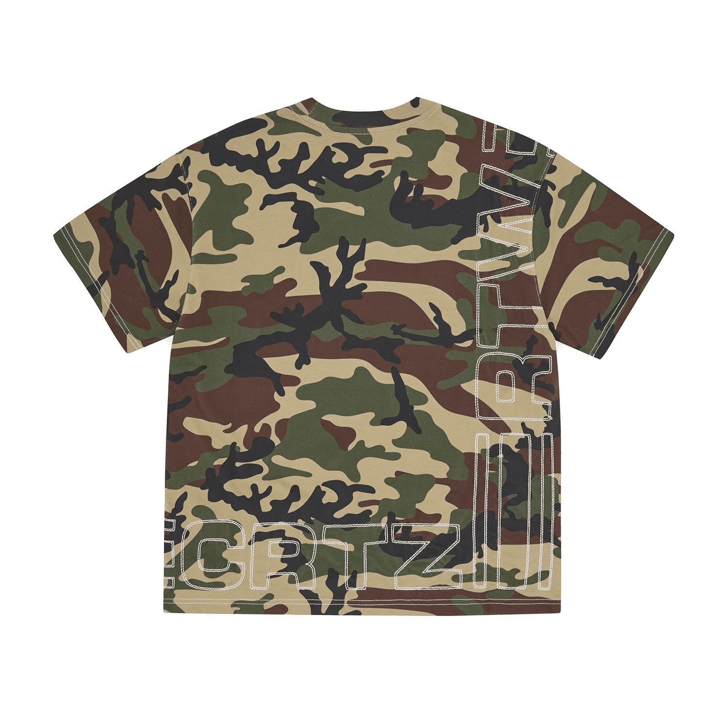 OUTLINE HEAVYWEIGHT TEE WOODLAND CAMO