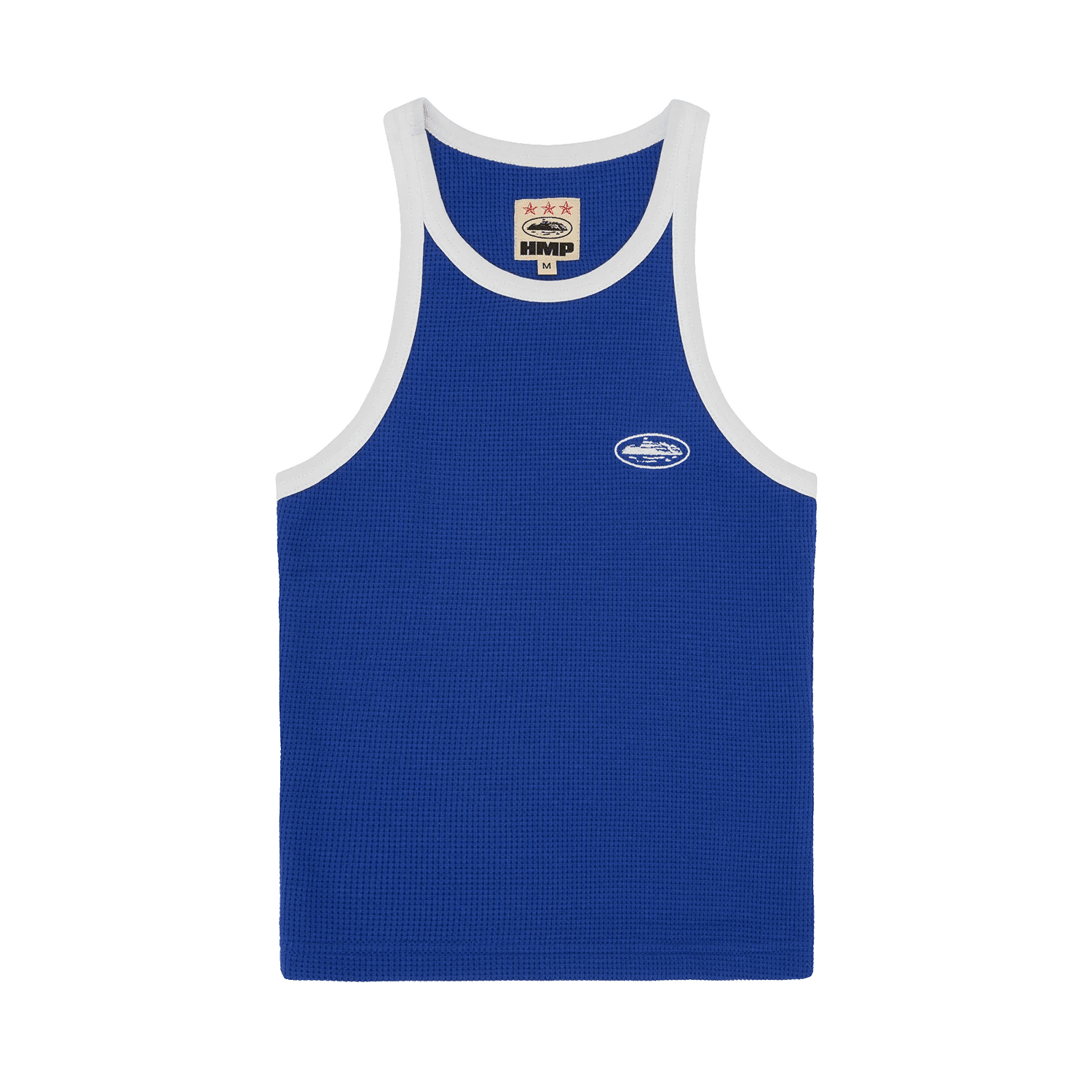 WOMENS CLASSIC TANK TOP ROYAL BLUE WHITE