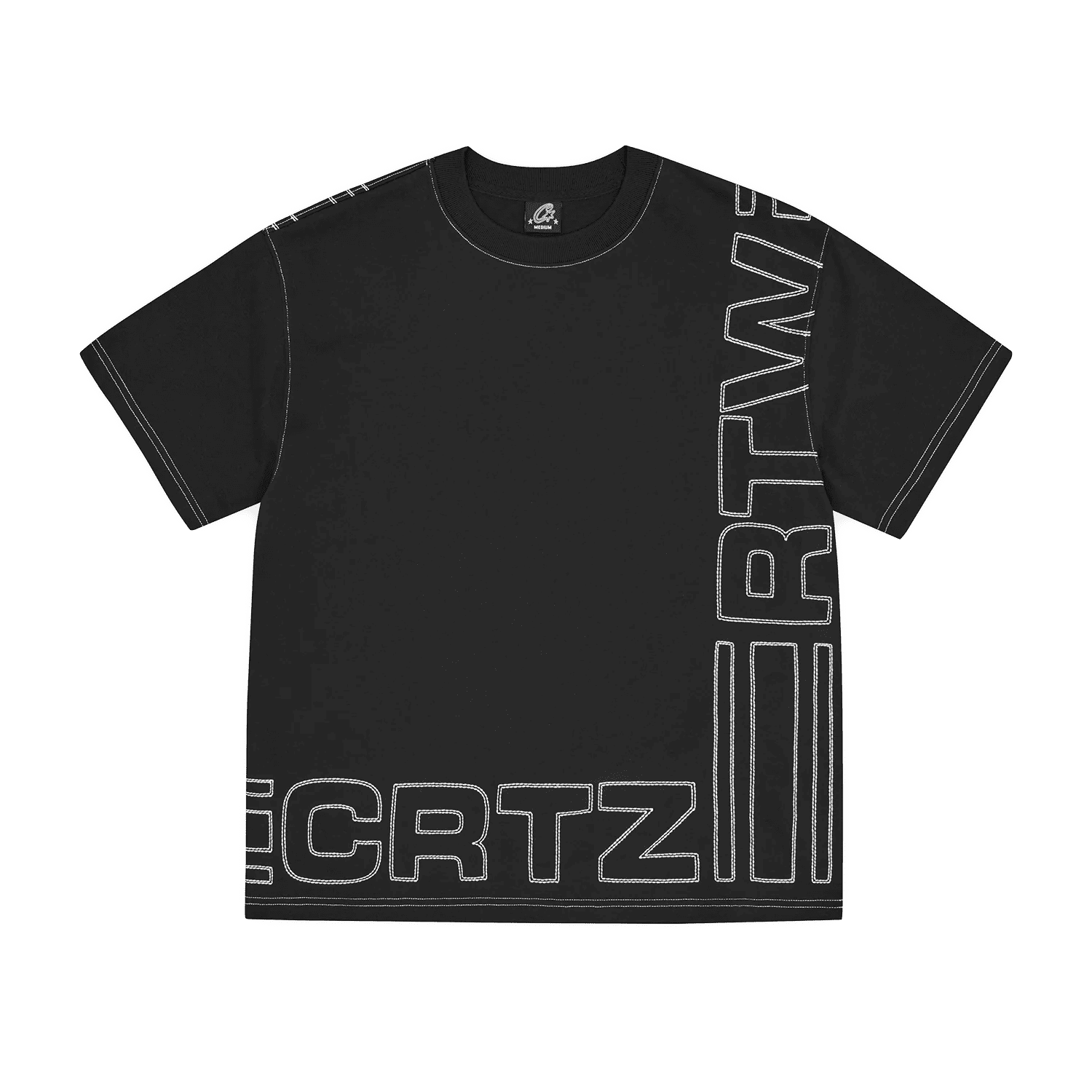 imgi_9_OUTLINEHEAVYWEIGHTTEE_BLACK_01 OUTLINE HEAVYWEIGHT TEE BLACK