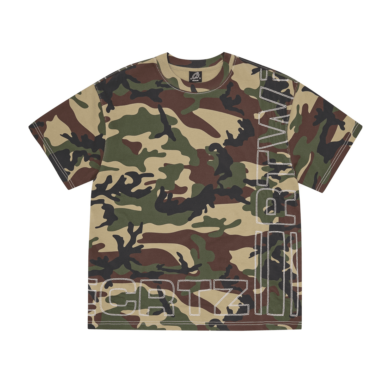 imgi_9_OUTLINEHEAVYWEIGHTTEE_WOODLANDCAMO_01 OUTLINE HEAVYWEIGHT TEE WOODLAND CAMO